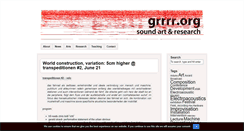 Desktop Screenshot of grrrr.org